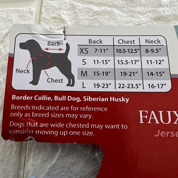 NWOT Dog Sweater (Medium) Love Smile Rainbow | Light Blue Faux Fur Pullover Soft - Picture 5 of 5